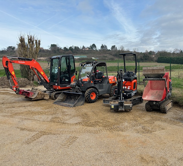 Mini-pelle Eurocomach 19ZT location engins TP